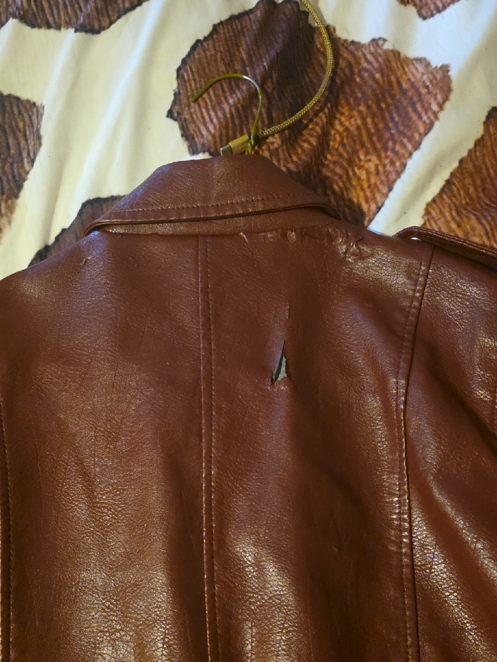 Faux Leather Jacket - Picture 3 of 8